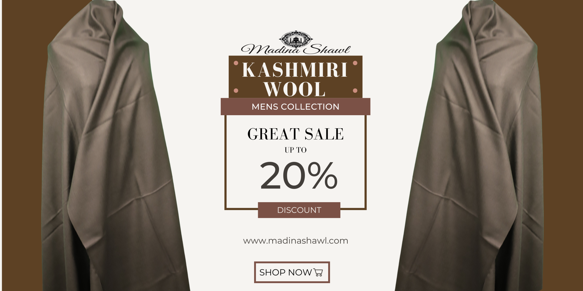 KASHMIRI WOOL MENS COLLECTION BANNER